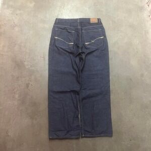 Y2K Ecko Unlimited men's dark wash baggy fit jeans wide leg hip hop 36